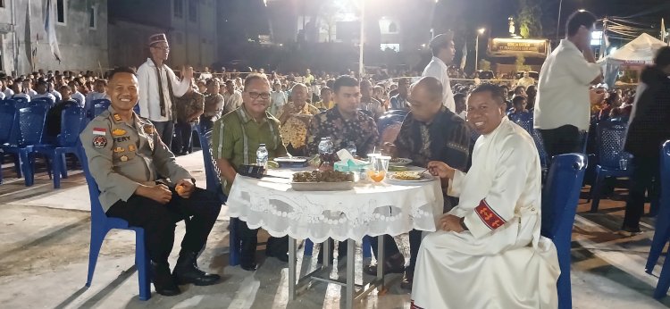 Kapolsek Maulafa Hadiri Perayaan BKSN 2025 dan Pesta Pelindung Paroki Santo Fransiskus dari Asisi Kolhua