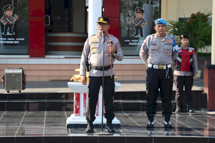 Kapolresta Kupang Kota Ingatkan Personel Perkuat Pelayanan Humanis dan Zona Integritas