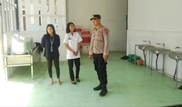 Kapolsek Maulafa Monitoring di Dua SPPG, Tekankan Standar Kualitas dan Keamanan MBG.