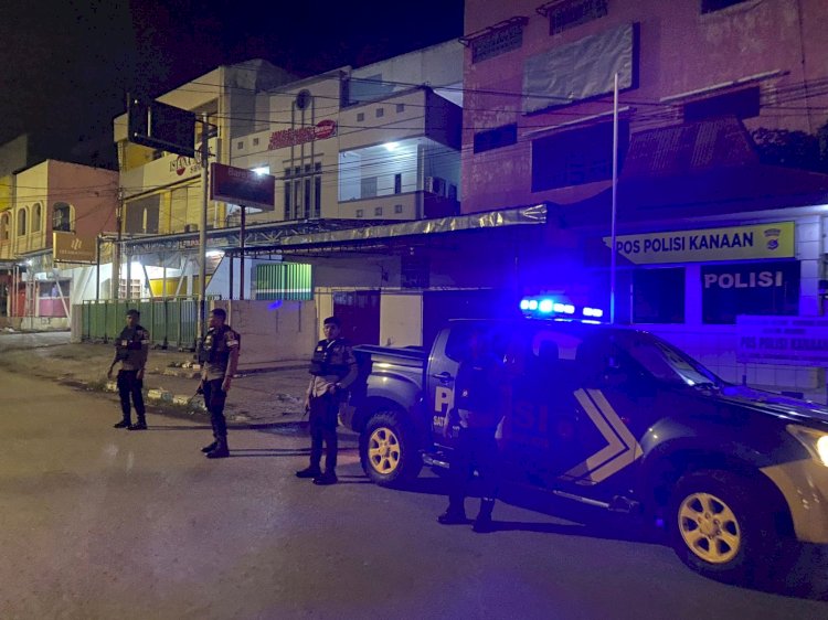 Unit Turjawali Satsamapta Polresta Kupang Kota Gelar Patroli Malam Antisipasi Gangguan Kamtibmas