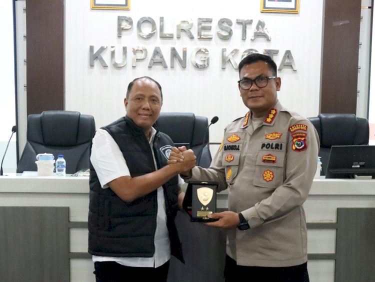 Kapolresta Kupang Kota Terima Tim dari Perwakilan AFP dan Divhubinter Polri