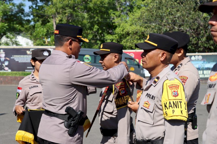 Upacara Pengukuhan Pamapta, Kapolresta Kupang Kota: Wujud Penataan Organisasi dan Peningkatan Layanan Kepolisian.