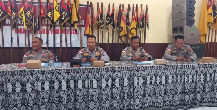 Kapolsek Maulafa Hadiri Rapat Koordinasi Kesiapan Latihan Kerja dan Program Live In Siswa Bintara Polri di SPN Polda NTT