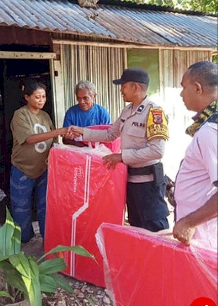 Sisi lain Polisi, Bhabinkamtibmas Berhati Emas: Aipda Andi dan Kisah Sania yang Kini Tidur di Kasur Empuk.