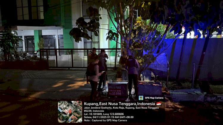 Respon Cepat Polresta Kupang Kota, Bubarkan Kelompok Pemuda yang Konsumsi Miras di Belakang SPBU Silvya.