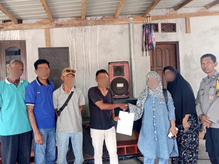 Bhabinkamtibmas Kelurahan Manulai Dua Mediasi Mantan Pasangan Suami Istri yang Berselisih Soal Tempat Tinggal