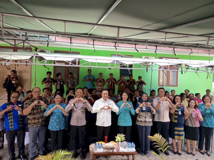 Kapolsek Maulafa Hadiri Sosialisasi dan Pemeriksaan IVA Test dan SADANIS bersama TP PKK Kota Kupang di Puskesmas Sikumana