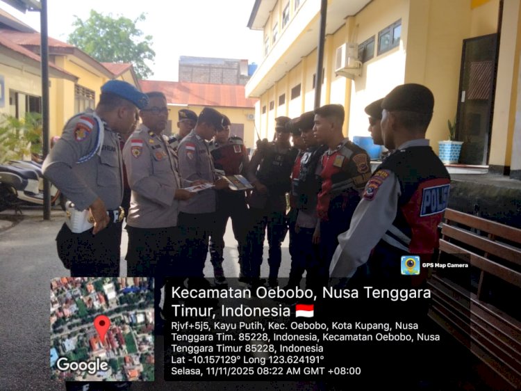 Siwas dan SiPropam Polresta Kupang Kota Sosialisasikan Whistle Blower System (WBS) dan SP4N-LAPOR!