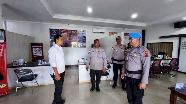 Pemantauan Program WBS, Divpropam Polri Datangi Mapolresta Kupang Kota.