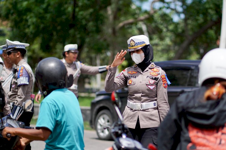 Operasi Zebra Turangga 2025, Satlantas Polresta Kupang Kota Tegakkan Disiplin Berlalu Lintas.