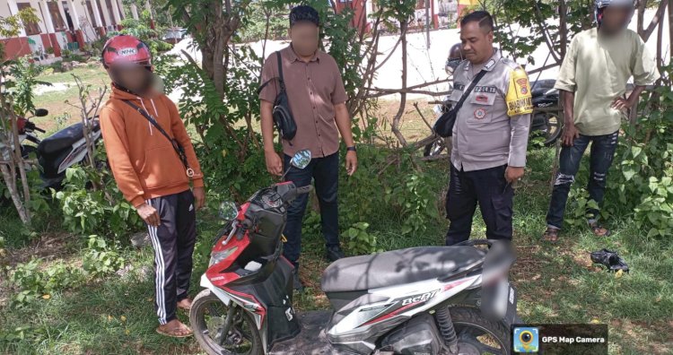 Bhabinkamtibmas Sikumana Beraksi Cepat, Motor Korban 