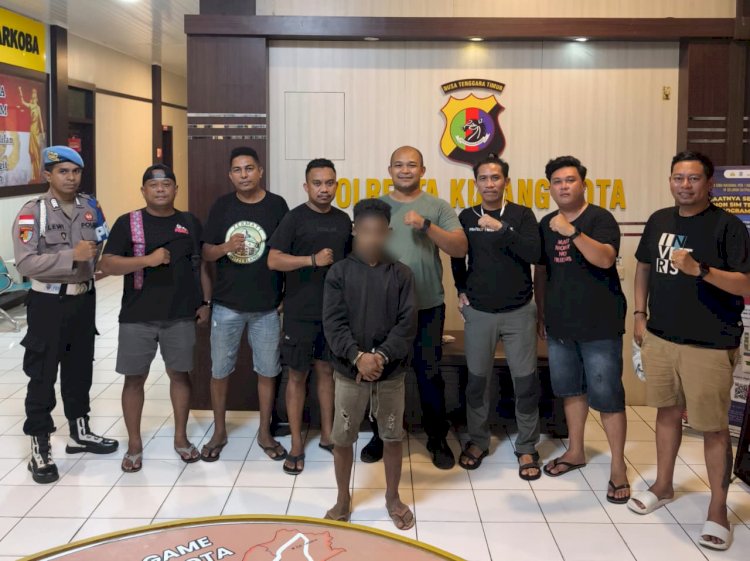 Miras dan Dendam Picu Pembunuhan Ayah Kandung, Terduga Pelaku Ditangkap Jatanras Polresta Kupang Kota.