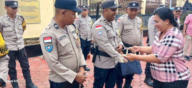 Polsek Kota Raja, Polresta Kupang Kota Penggalangan Dana Bantuan Kemanusiaan untuk Korban Banjir di Sumatera.