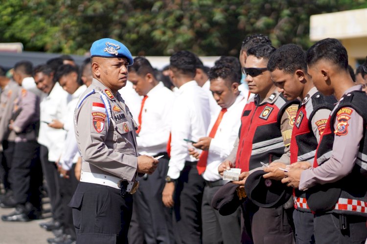Bidpropam Polda NTT Laksanakan Gaktiblin Terhadap Seluruh Personel Polresta Kupang Kota