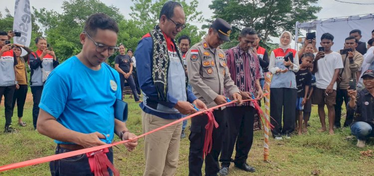 Kapolsek Maulafa Hadiri Peresmian Pena Air Bersih di Fatukoa, Warga Bersyukur Atas Bantuan Kebutuhan Dasar.