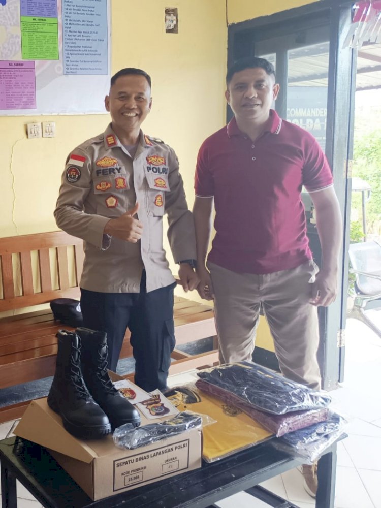 Dukung Pelaksanaan Tugas Jelang Natal dan Tahun Baru, Personel Polsek Maulafa Terima Pendistribusikan Kaporlap.