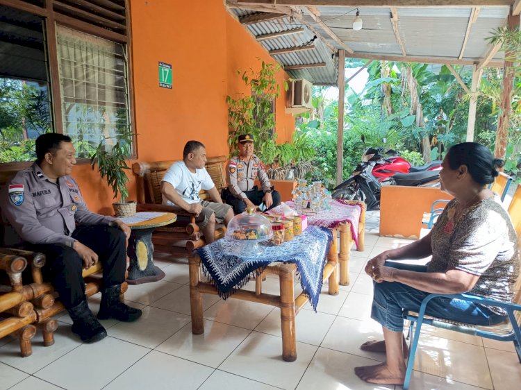 Kapolsek Maulafa Jenguk Anggota yang Sedang Pemulihan, Wujud Kepedulian dan Silaturahmi.