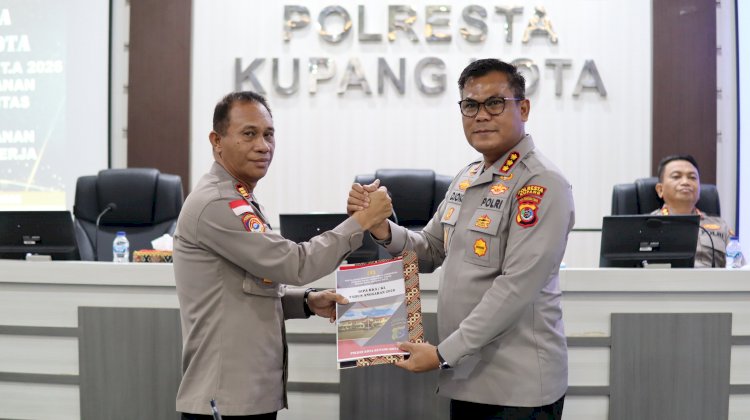 Sosialisasi DIPA Tahun 2026, Kapolresta Kupang Kota Tegaskan Pengelolaan Anggaran Harus Transparan dan Akuntabel.