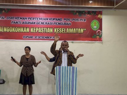 Kanit Binmas Polsek Maulafa Sampaikan Khotbah di Gereja, Ajak Warga Jangan Kuatir dan Jaga Kerukunan.