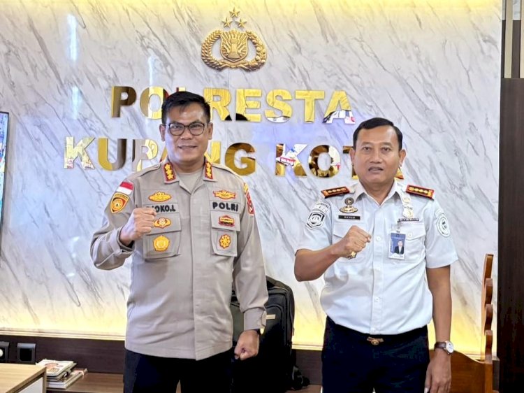Perkuat Sinergi, Kapolresta Kupang Kota dan Kepala Imigrasi Bahas Penanganan TPPO hingga Imigran Gelap.