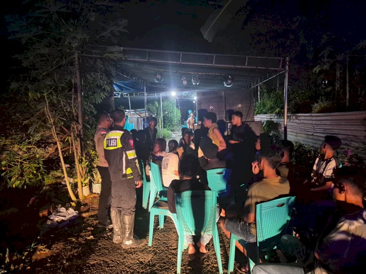 Upaya Persuasif Polsek Maulafa, Hentikan Pesta Syukuran Pernikahan yang Ganggu Kenyamanan Warga Sikumana.