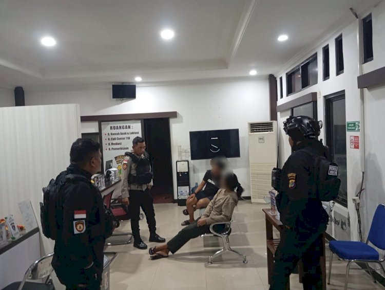Respon Cepat Laporan 110, Tim Saboax dan Unit Patroli Polresta Kupang Kota Amankan Pelaku Penganiayaan Sajam di Pasar Oebobo.