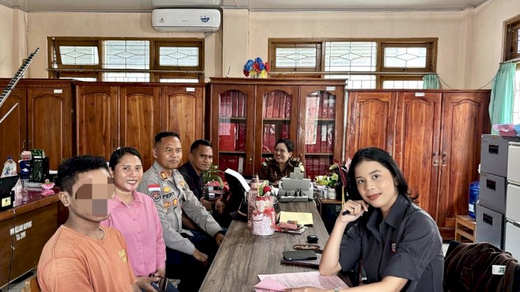 Kapolsek Maulafa Pimpin Tahap II Kasus Pencabulan Anak di Sikumana ke Kejari Kota Kupang