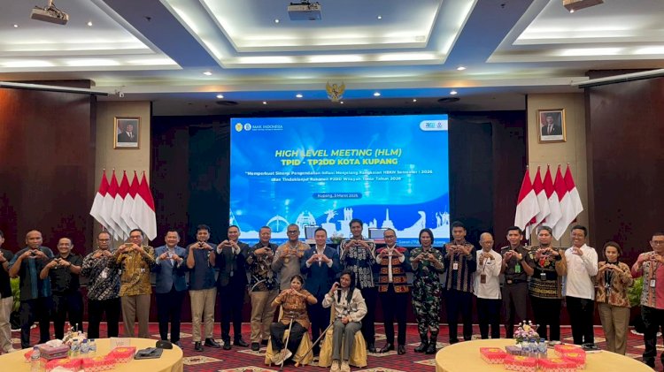 Kapolresta Kupang Kota Hadiri High Level Meeting TPID dan TP2DD, Perkuat Sinergi Kendalikan Inflasi dan Dorong Digitalisasi Pajak.