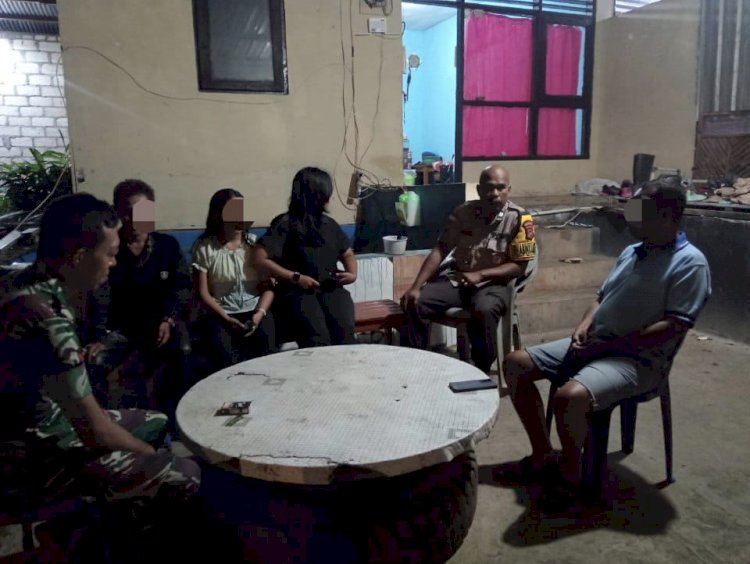 Bhabinkamtibmas Batuplat Lakukan Problem Solving Kasus Penganiayaan Antar Saudara