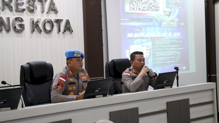 Sosialisasi QR Code Dumas Online, Wakapolresta Kupang Kota: Jadi Jembatan Pengawasan Masyarakat terhadap Polri.