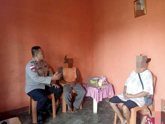 Bhabinkamtibmas Penkase Oeleta Mediasi Dugaan Pengancaman Terkait Tunggakan Motor, Diselesaikan Secara Kekeluargaan.