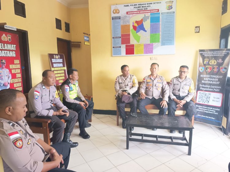 Pimpin Anev Bulanan, Ini Penekanan Kapolsek Maulafa