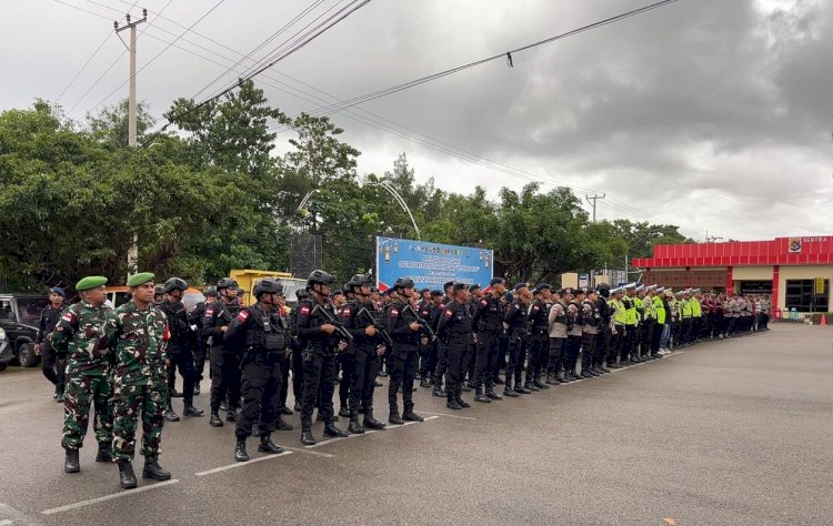 Ratusan Personel Disiagakan, Polresta Kupang Kota Siap Amankan Malam Takbiran Idul Fitri 1447 H.