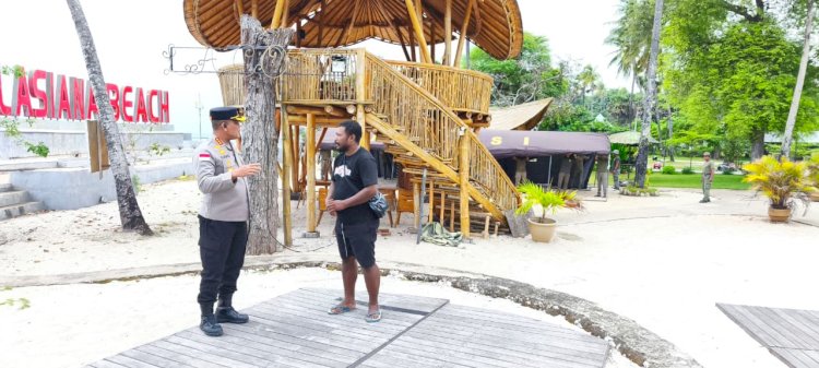 Kapolresta Kupang Kota Tinjau Lokasi Prosesi Paskah Galilea, Pastikan Pengamanan Laut dan Darat Siap.