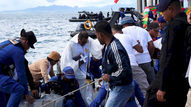 Ratusan Personel Amankan Paskah Galilea, Kapolresta Kupang Kota Pastikan Prosesi Berjalan Kondusif.