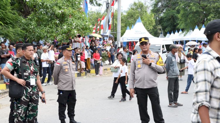 Wapres Gibran Rakabuming Raka Lepas Pawai Paskah di Kupang, Kapolresta Pimpin Langsung Pengamanan.