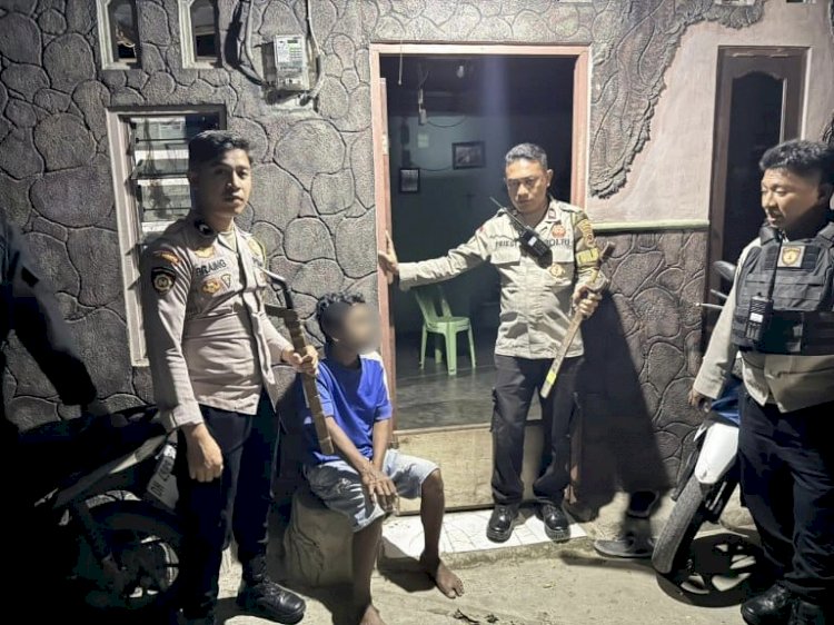 Respons Cepat Laporan Warga, Satsamapta Polresta Kupang Kota Datangi TKP Pengancaman Cabang Air Oebobo.