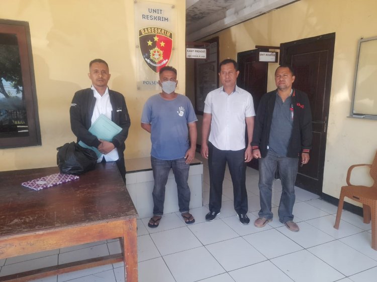 Polsek Alak Limpahkan Tersangka Penganiayaan di Pelabuhan Tenau