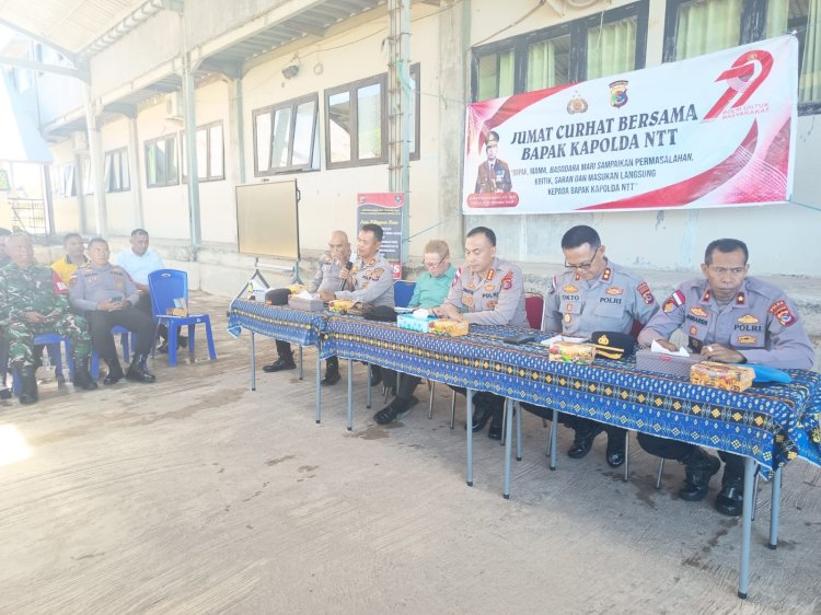 “Jumat Curhat” Polda NTT di Kelurahan Bello: Pencurian, HIV/AIDS, hingga Persoalan Sosial Jadi Sorotan.
