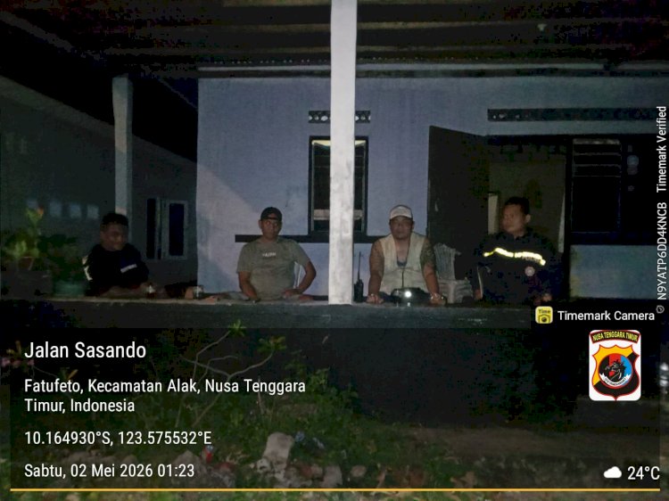Bhabinkamtibmas Fatufeto Gerak Cepat Tangani Keributan Warga, Kedepankan Mediasi Humanis.
