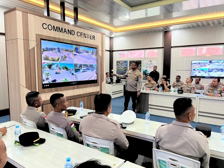 Kapolda NTT Apresiasi Command Center Polresta Kupang Kota, Pengawasan Berbasis Teknologi Makin Optimal.