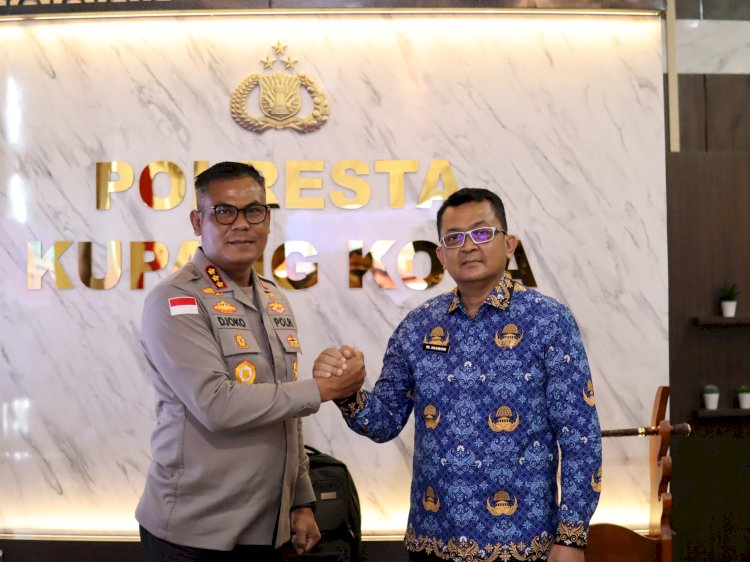 Sinergi Tanpa Batas, Kapolresta Kupang Kota dan Kalapas Baru Komitmen Jaga Kondusifitas Lapas Kelas IIA.