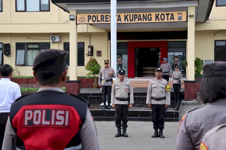 Polresta Kupang Kota Perkuat Komitmen Pelayanan Bersih dan Profesional Kepada Masyarakat