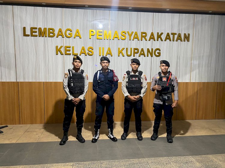Patroli Sambang ke Lapas, Polresta Kupang Kota Perkuat Sinergi dan Keamanan.