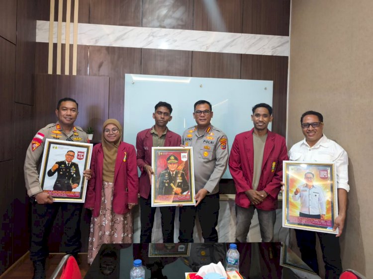 Kapolresta Kupang Kota Terima Kunjungan Silahturahmi dari Ikatan Mahasiswa Muhammadiyah.