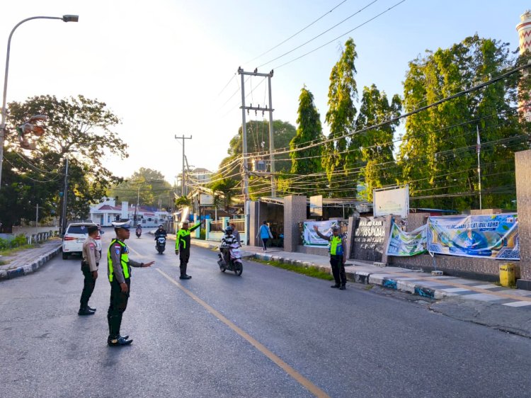 Polresta Kupang Kota Kerahkan 239 Personel, Amankan Salat Idul Adha 1447 H di 27 Lokasi.