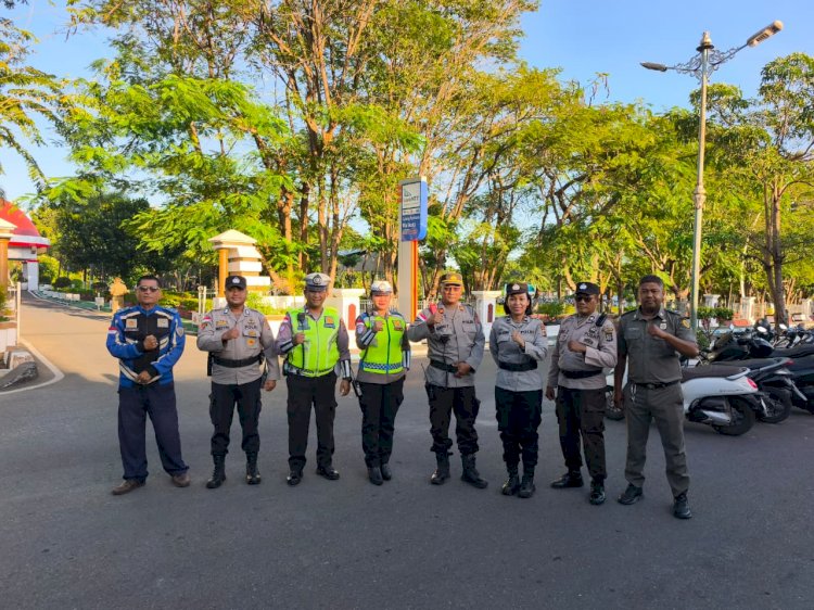 Polresta Kupang Kota Kerahkan 239 Personel, Amankan Salat Idul Adha 1447 H di 27 Lokasi.