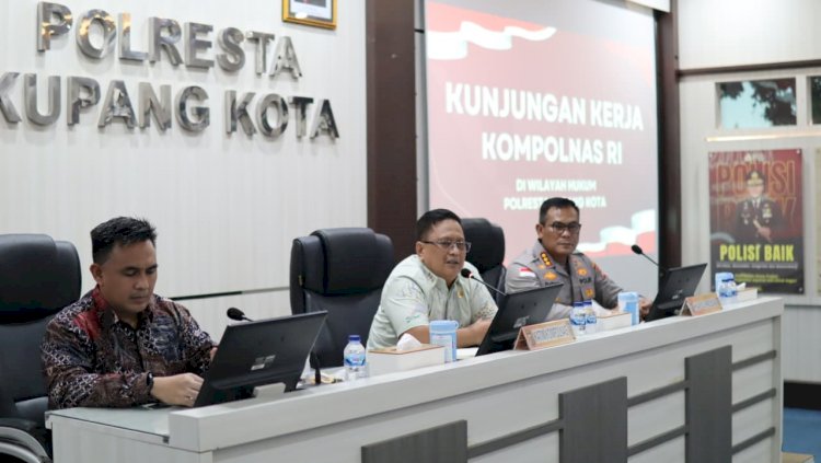 Kompolnas RI Kunjungi Polresta Kupang Kota, Apresiasi Kinerja dan Dorong Penguatan Profesionalisme Polri.
