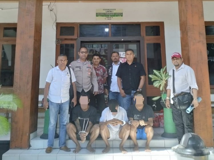 Polsek Kota Lama, Polresta Kupang Kota Serahkan Dua Tersangka Percabulan ke Kejaksaan.