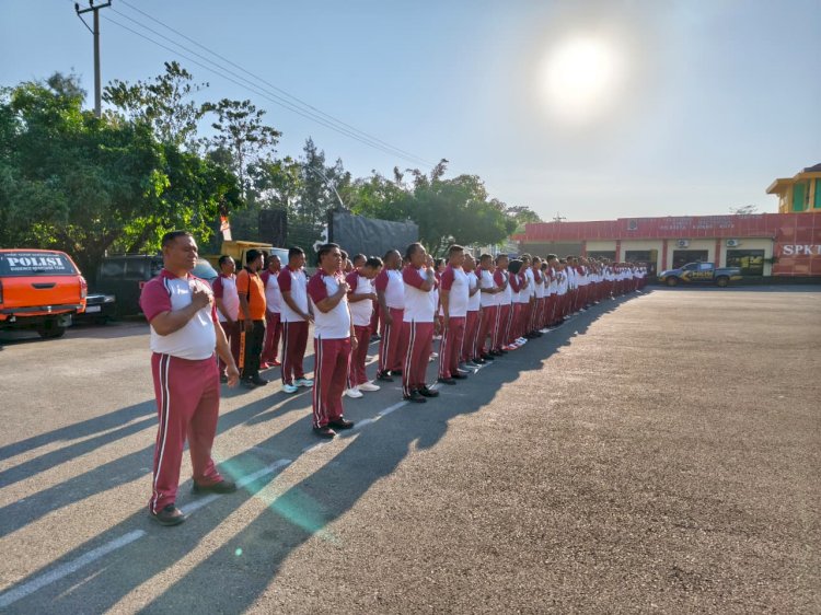 Terapi USEFT Perkuat Mental Personel Polresta Kupang Kota Sambut Hari Bhayangkara ke-80.